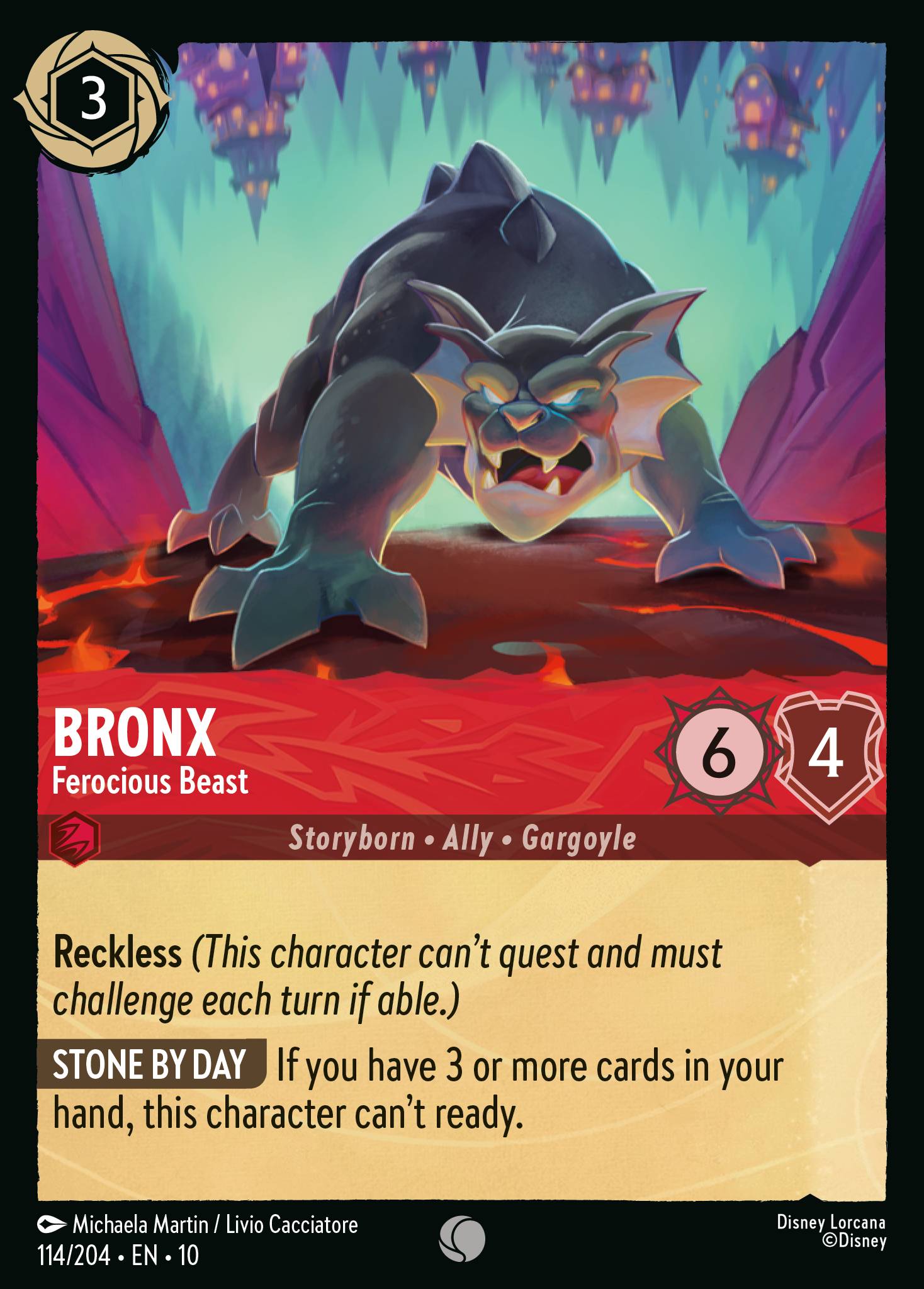 Bronx - Ferocious Beast - Common Lorcana Card