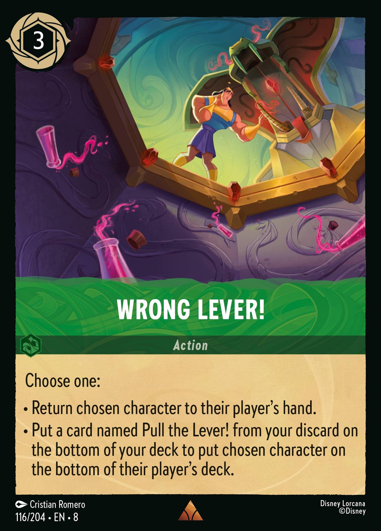 Wrong Lever! - Rare Lorcana Card