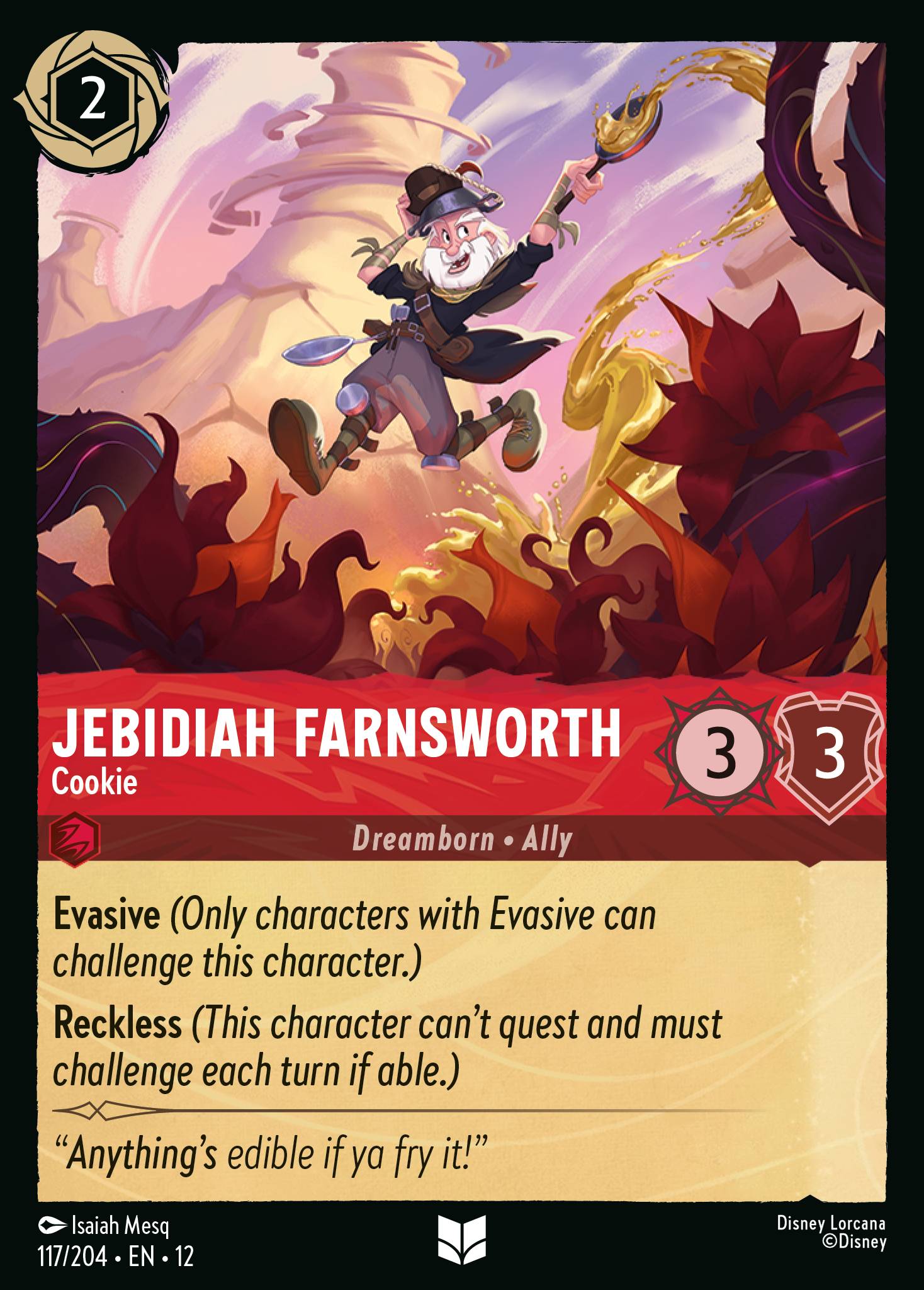 Jebidiah Farnsworth - Cookie - Uncommon Lorcana Card