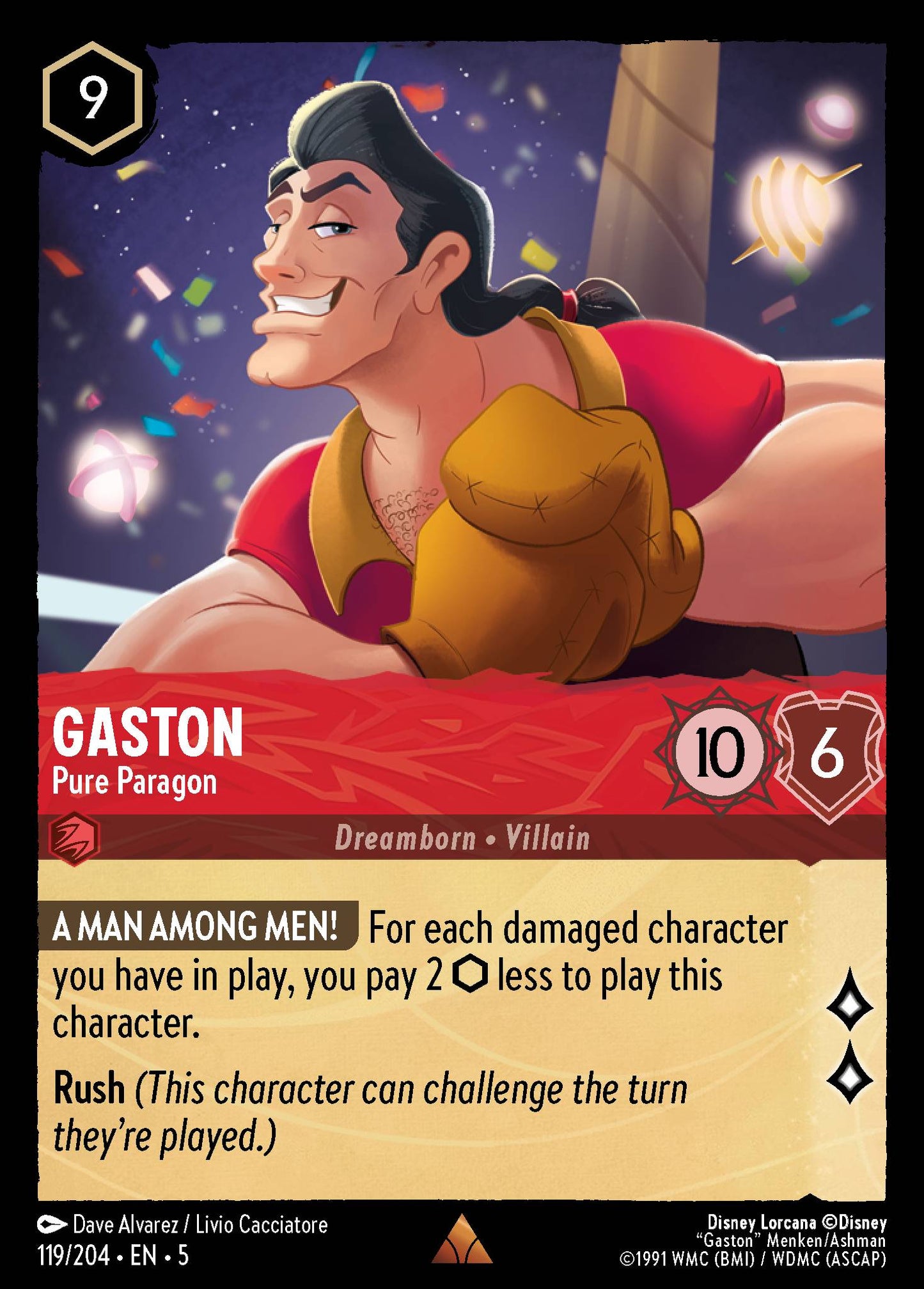 Gaston - Pure Paragon - Rare Lorcana Card