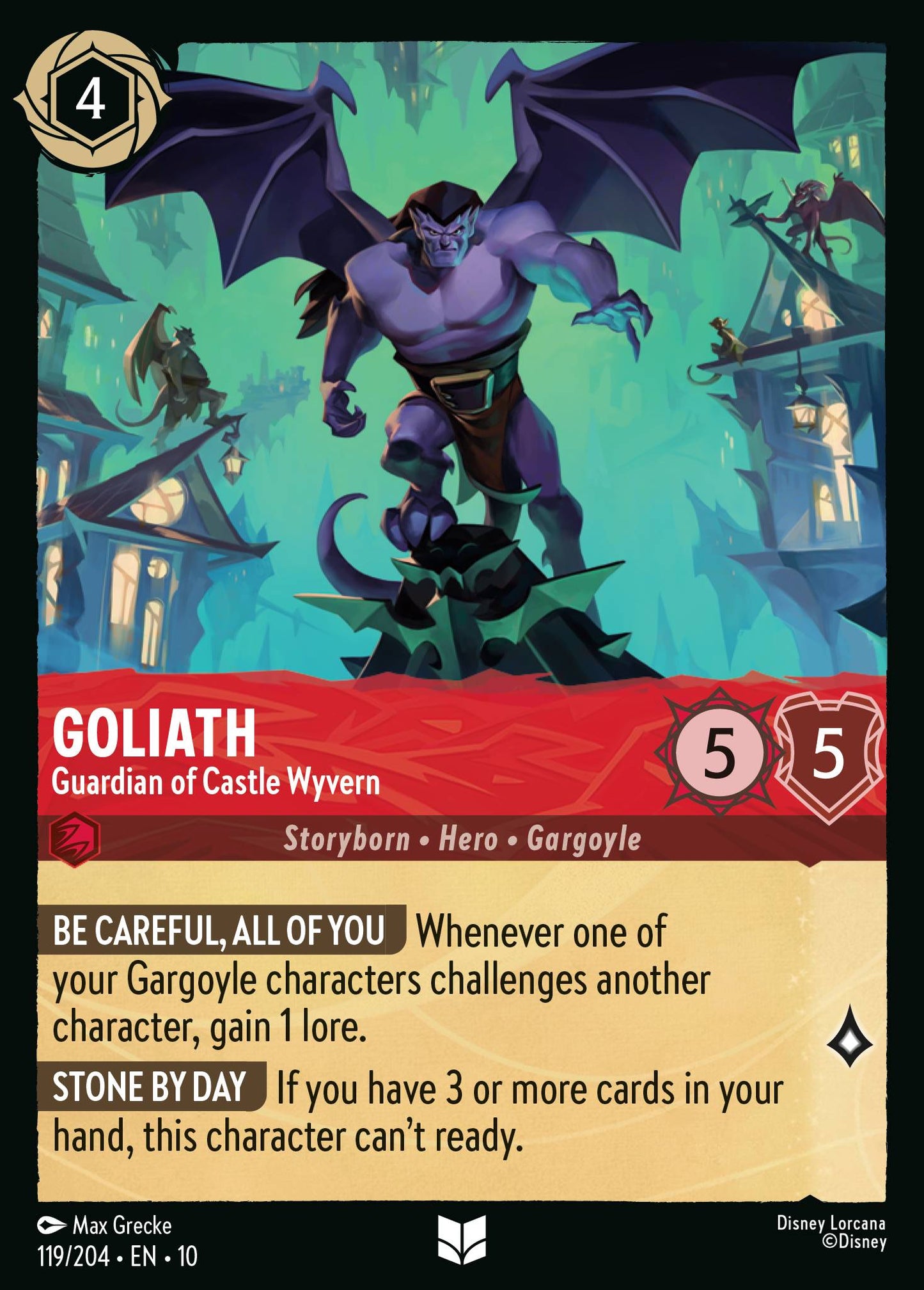 Goliath - Guardian of Castle Wyvern - Uncommon Lorcana Card