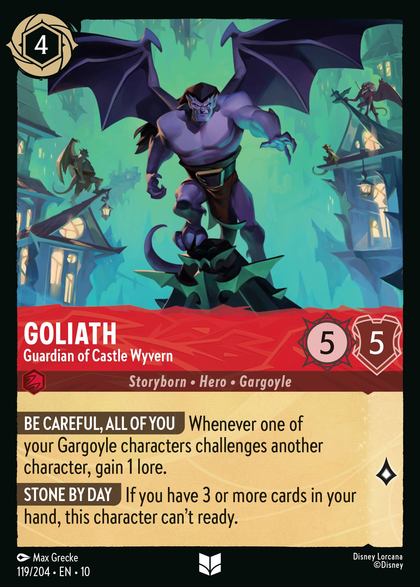 Goliath - Guardian of Castle Wyvern - Uncommon Lorcana Card
