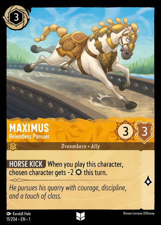 Maximus - Relentless Pursuer - Uncommon Lorcana Card