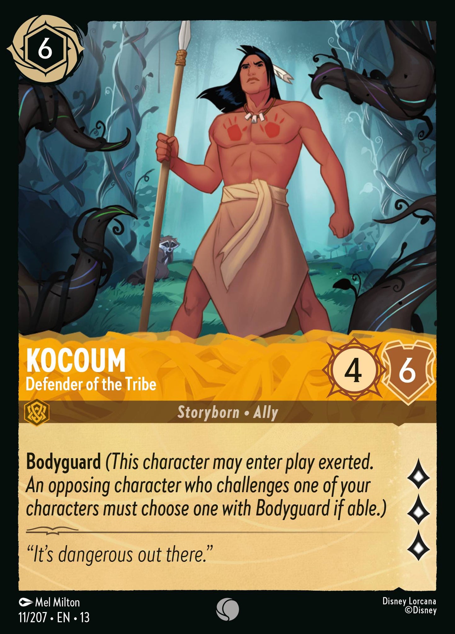 Kocoum - Defender of the Tribe - Common Lorcana Card