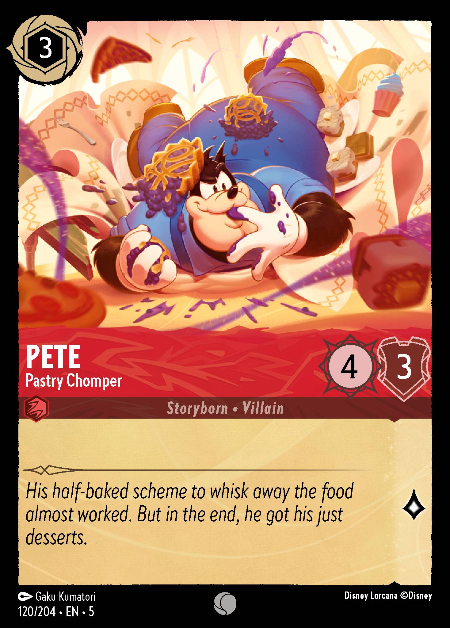 Pete - Pastry Chomper - Common Lorcana Card