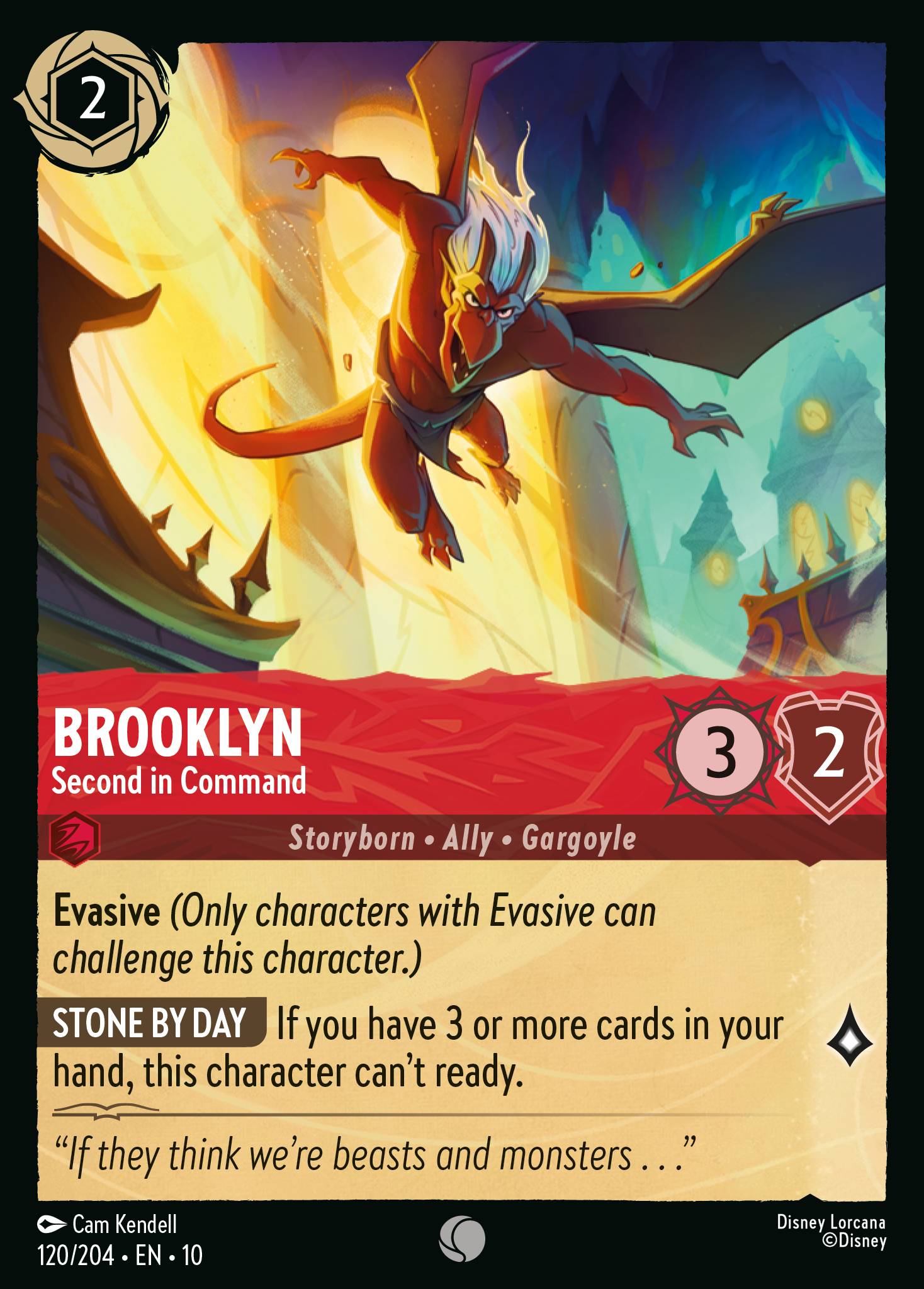 Brooklyn - Second in Command - Common Lorcana Card