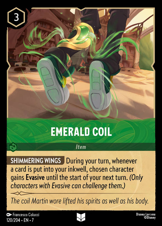 Emerald Coil - Uncommon Lorcana Card
