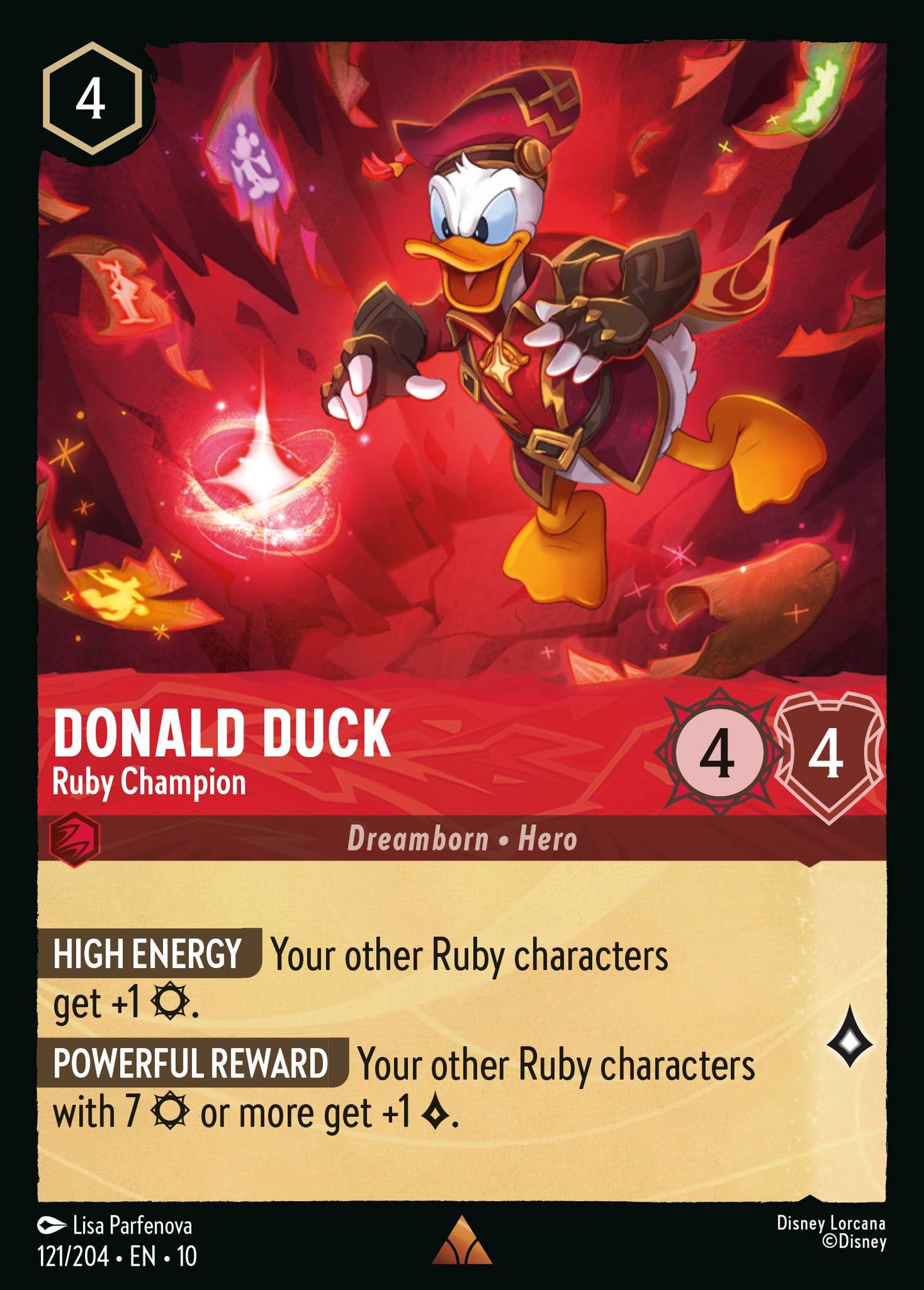 Donald Duck - Ruby Champion (Rare)