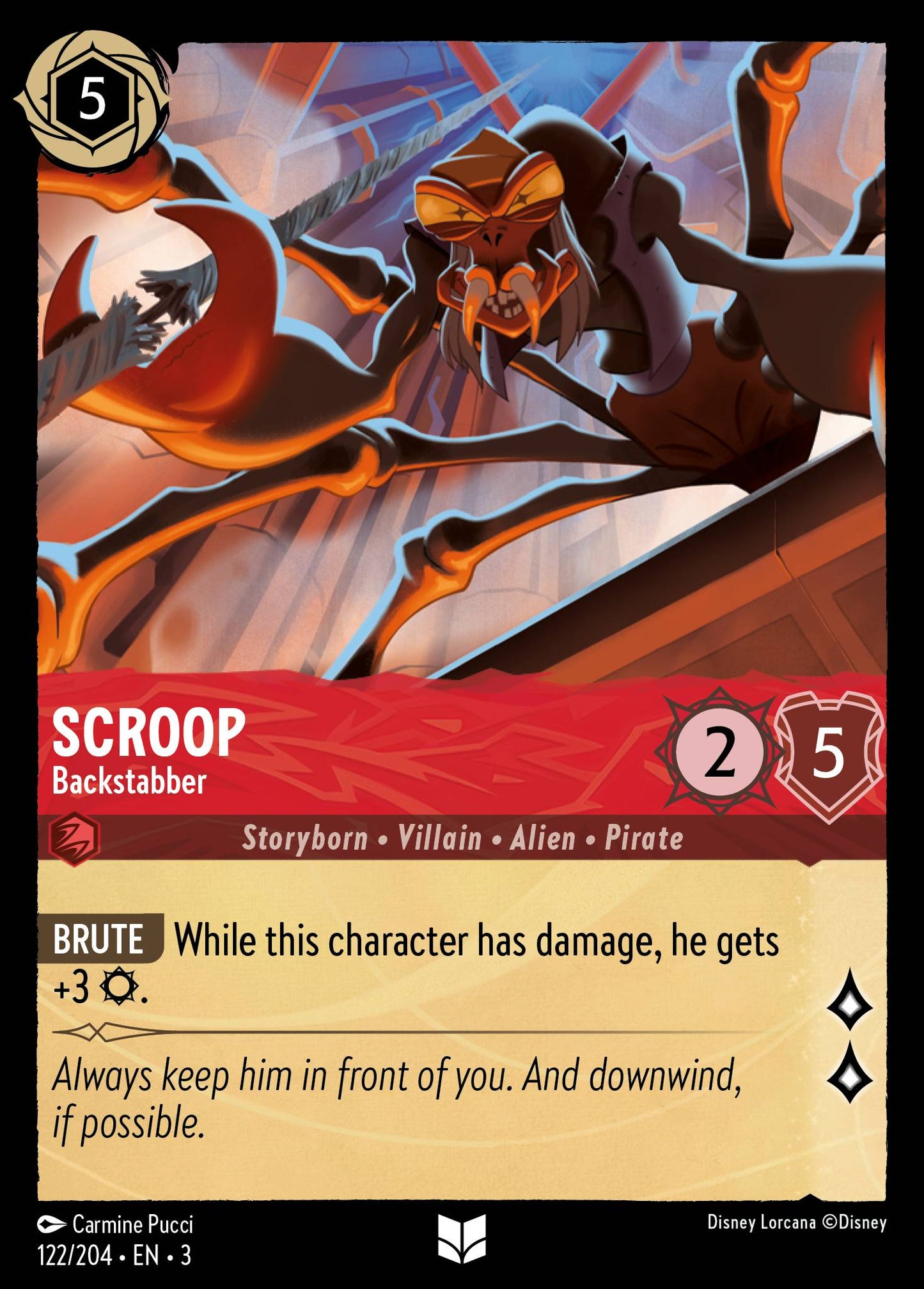 Scroop - Backstabber - Uncommon Lorcana Card