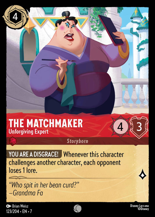 The Matchmaker - Unforgiving Expert - Common Lorcana Card