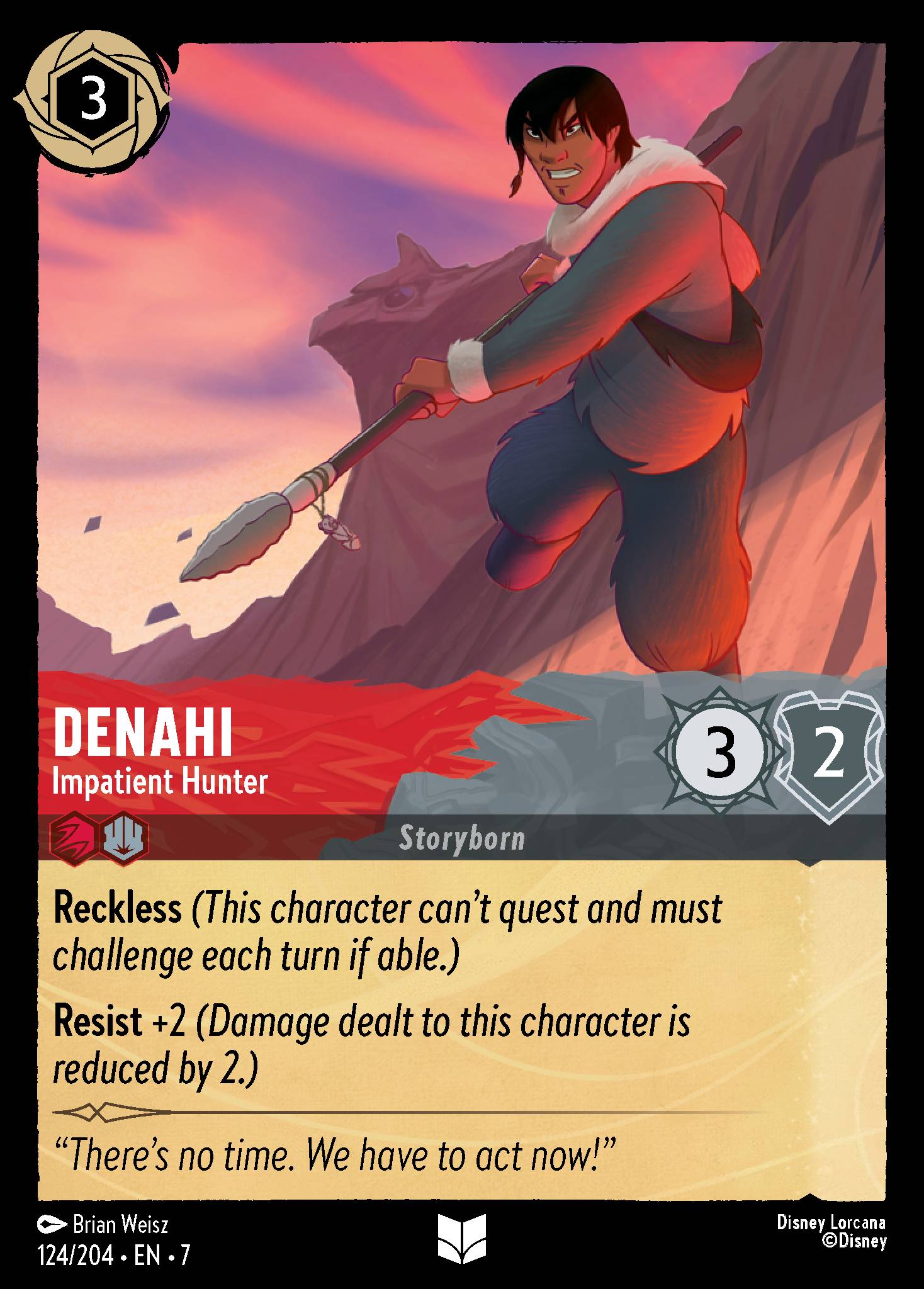 Denahi - Impatient Hunter - Uncommon Lorcana Card