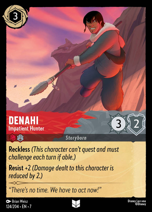 Denahi - Impatient Hunter - Uncommon Lorcana Card