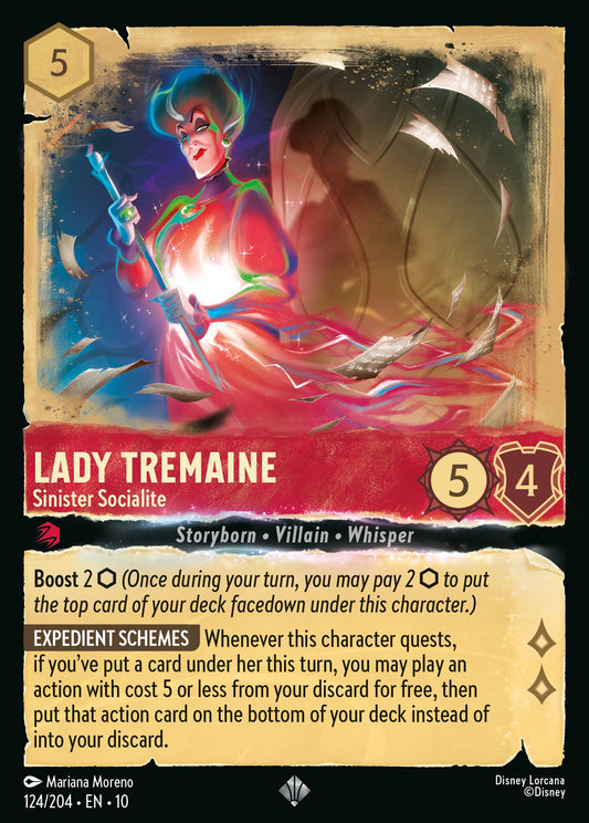 Lady Tremaine - Sinister Socialite - Super Rare Lorcana Card