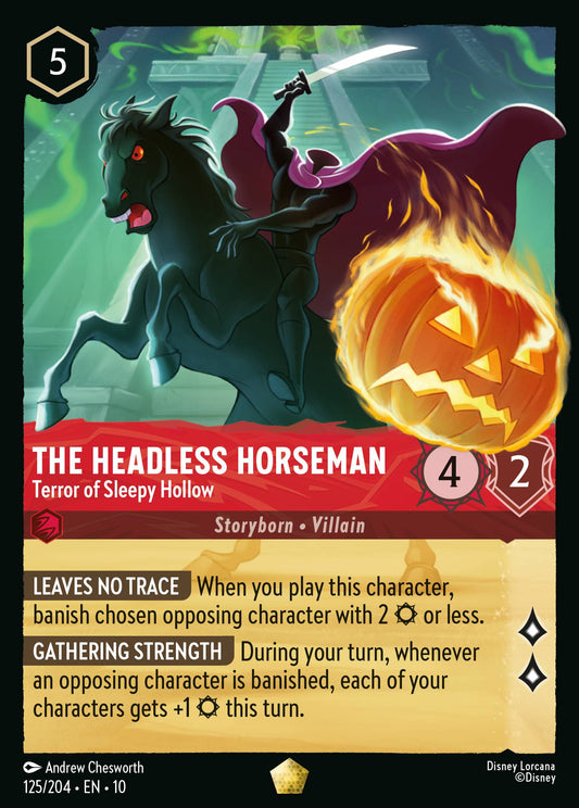 The Headless Horseman - Terror of Sleepy Hollow - Legendary Lorcana Card