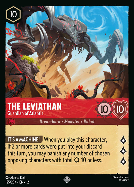 The Leviathan - Guardian of Atlantis - Super Rare Lorcana Card