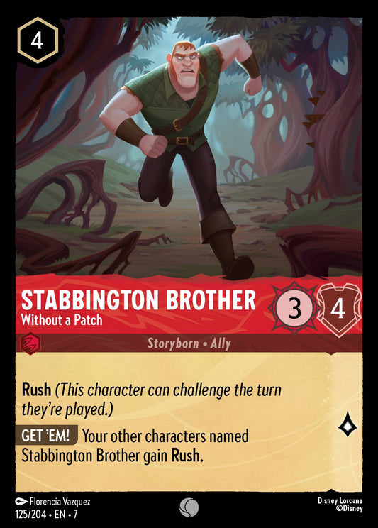 Stabbington Brother - Without a Patch - Common Lorcana Card