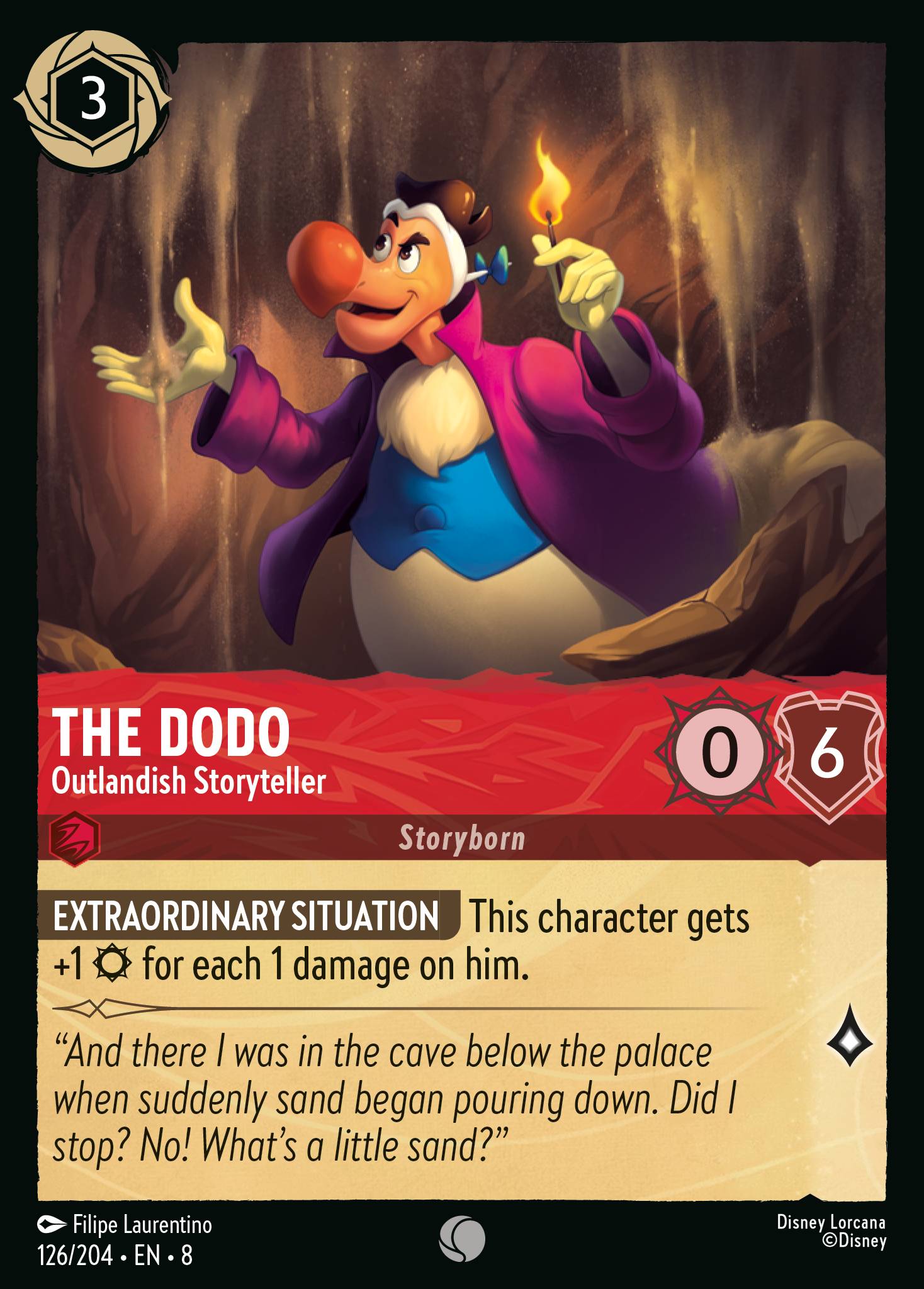 The Dodo - Outlandish Storyteller - Common Lorcana Card