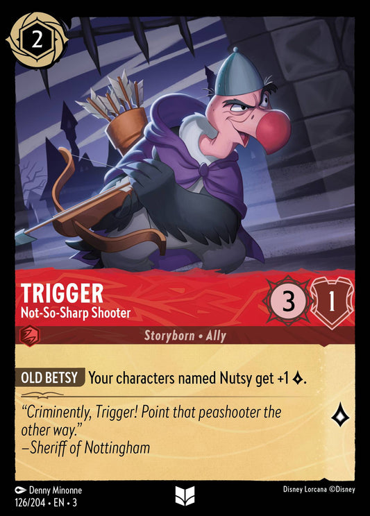 Trigger - Not-So-Sharp Shooter - Uncommon Lorcana Card