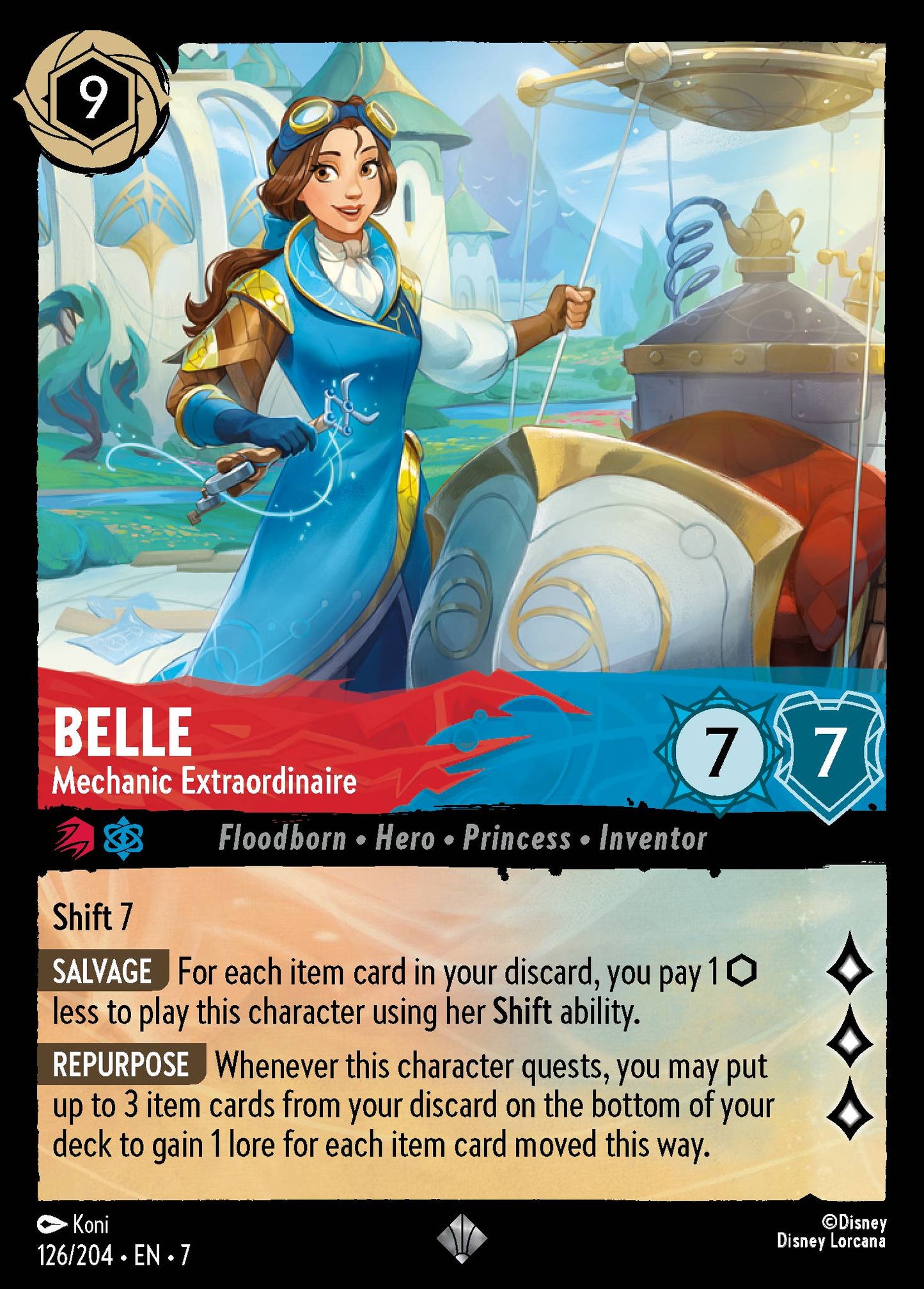 Belle - Mechanic Extraordinaire (Super Rare)
