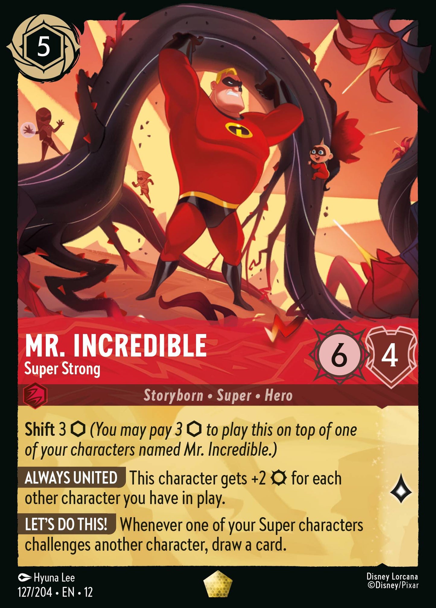 Mr. Incredible - Super Strong - Legendary Lorcana Card
