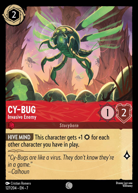 Cy-Bug - Invasive Enemy - Common Lorcana Card