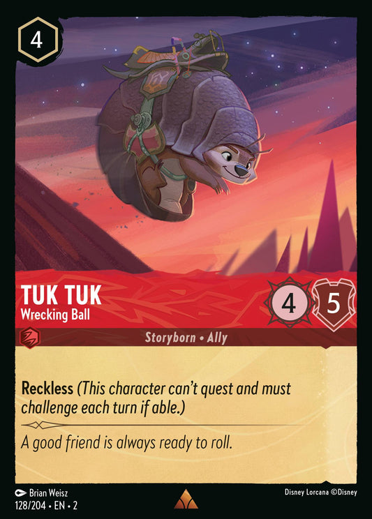 Tuk Tuk - Wrecking Ball - Rare Lorcana Card
