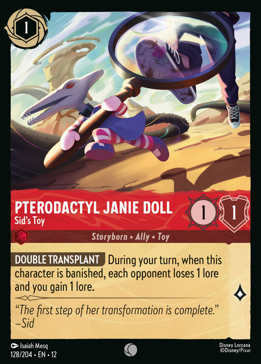 Pterodactyl Janie Doll - Sid's Toy - Common Lorcana Card