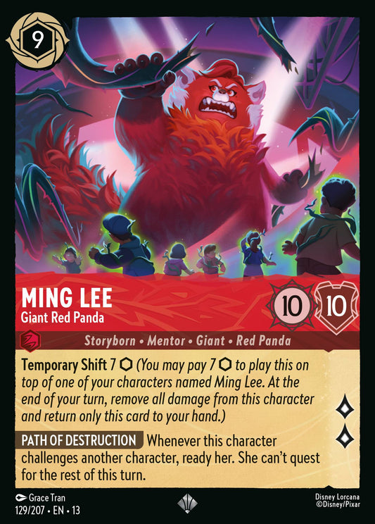 Ming Lee - Giant Red Panda - Disney Lorcana