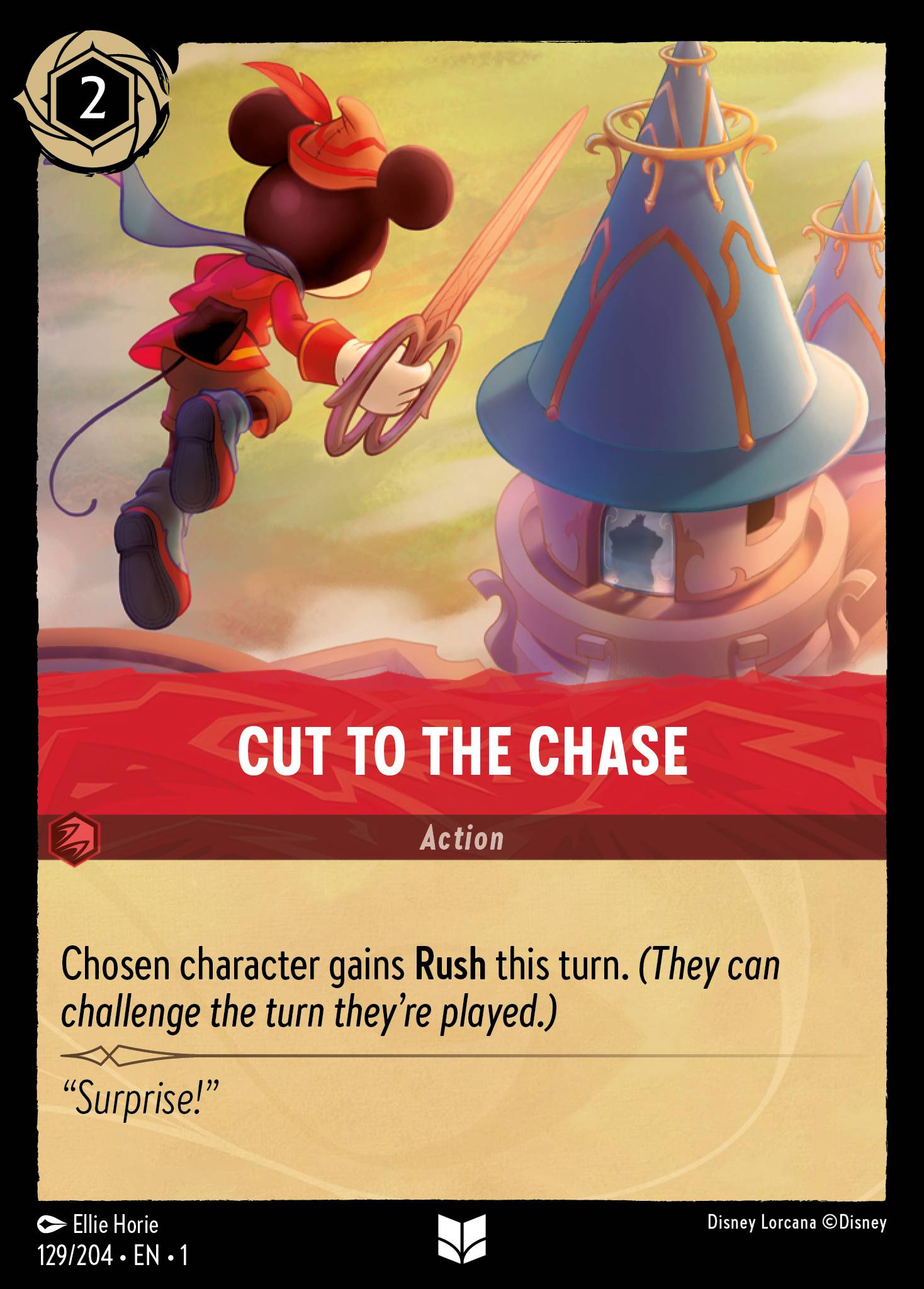 Cut to the Chase - Uncommon Lorcana Card