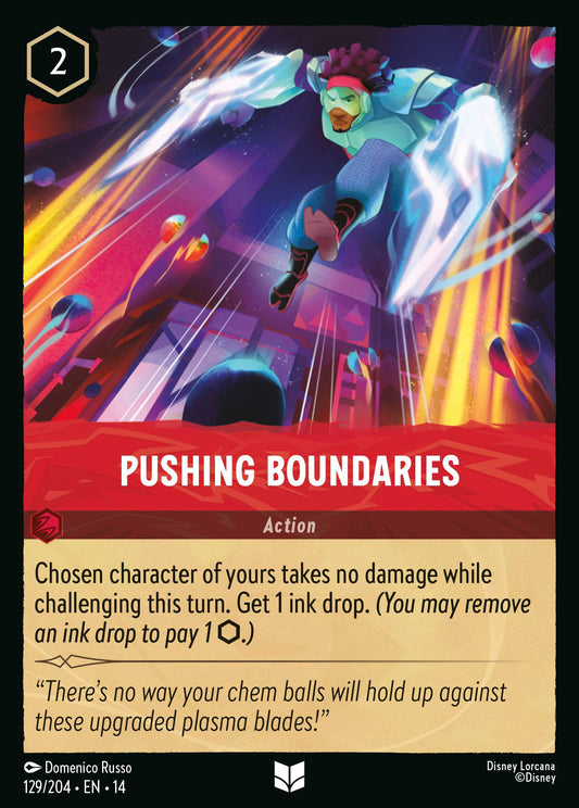 Pushing Boundaries - Uncommon Lorcana Card