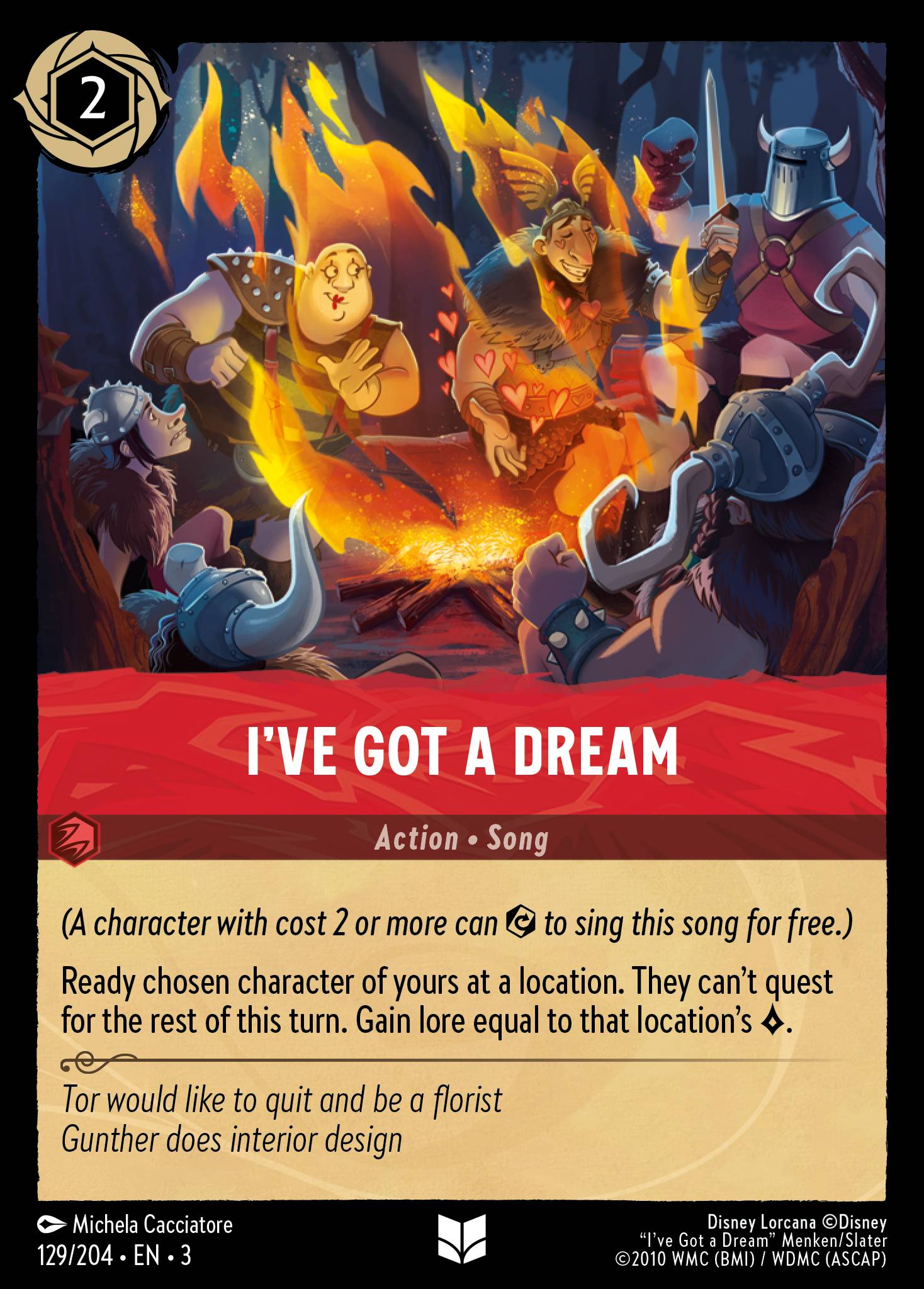 I've Got a Dream - Uncommon Lorcana Card