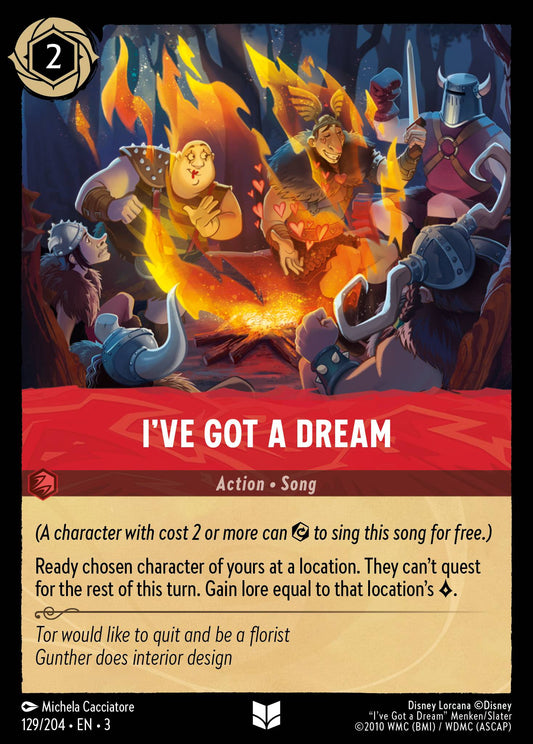 I've Got a Dream - Uncommon Lorcana Card