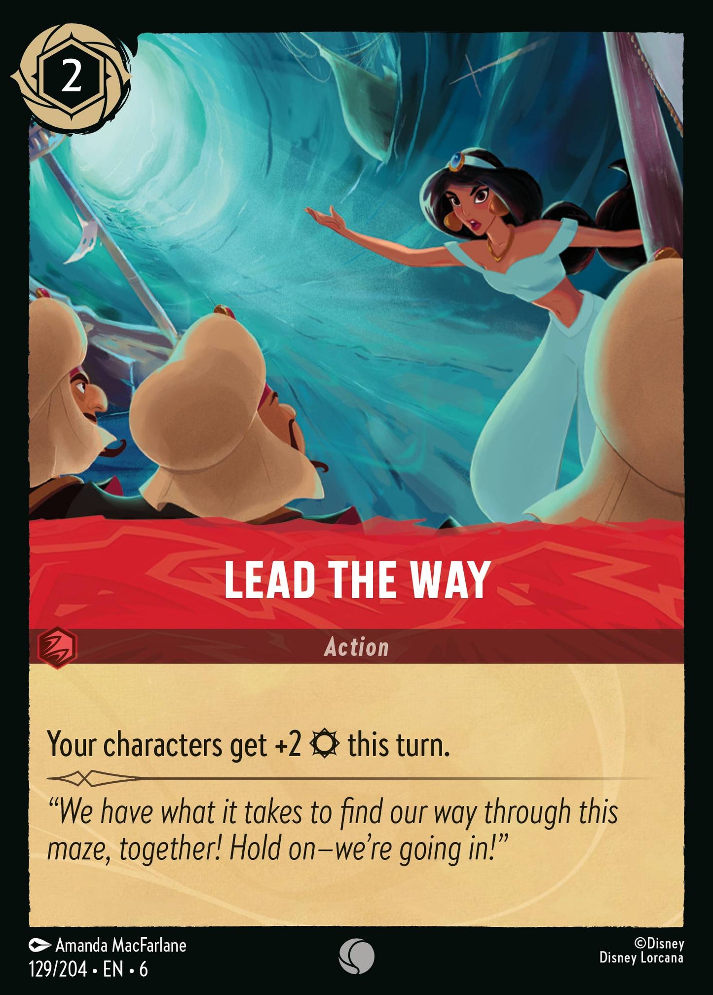 Lead the Way - Common Lorcana Card