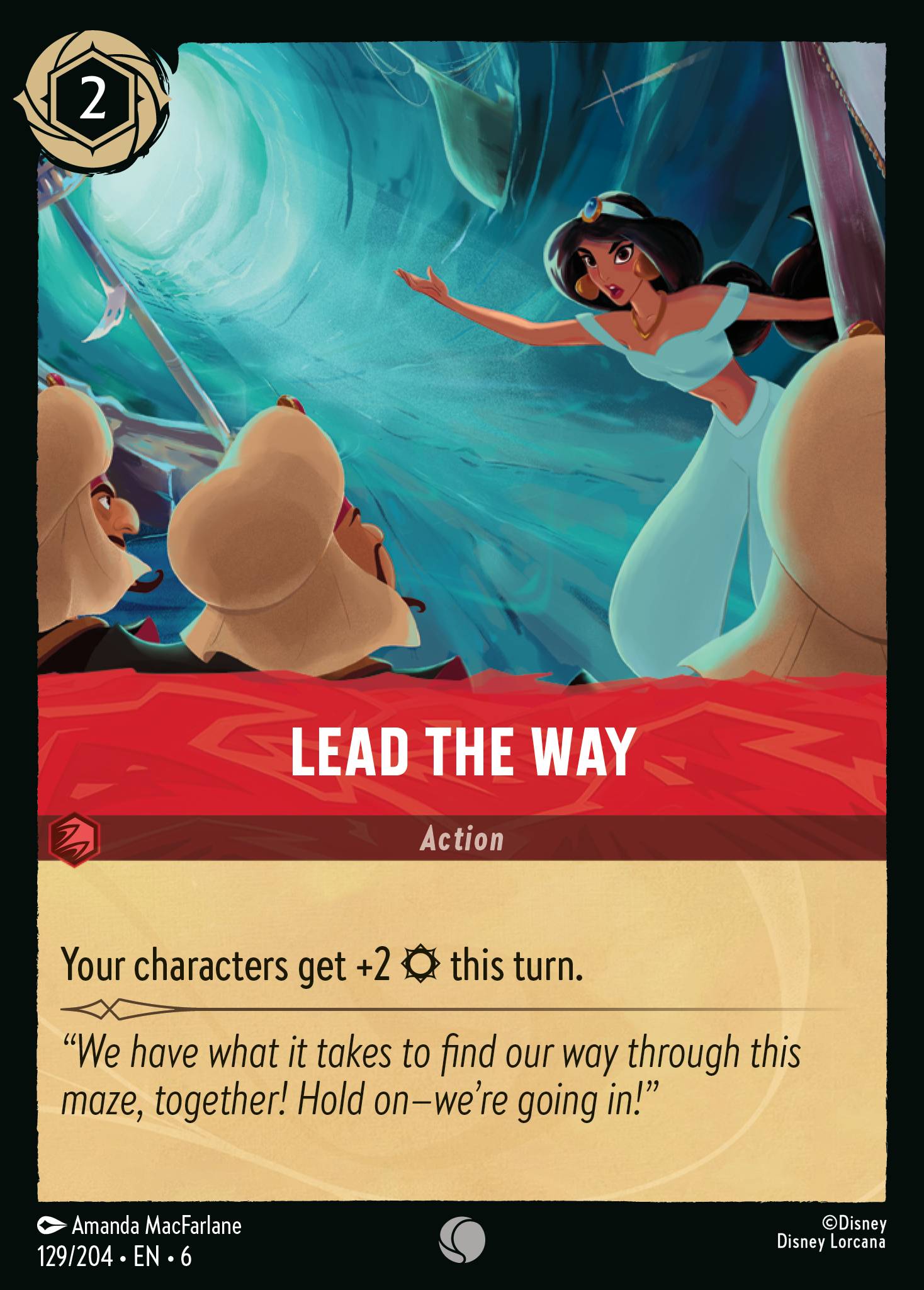 Lead the Way - Common Lorcana Card