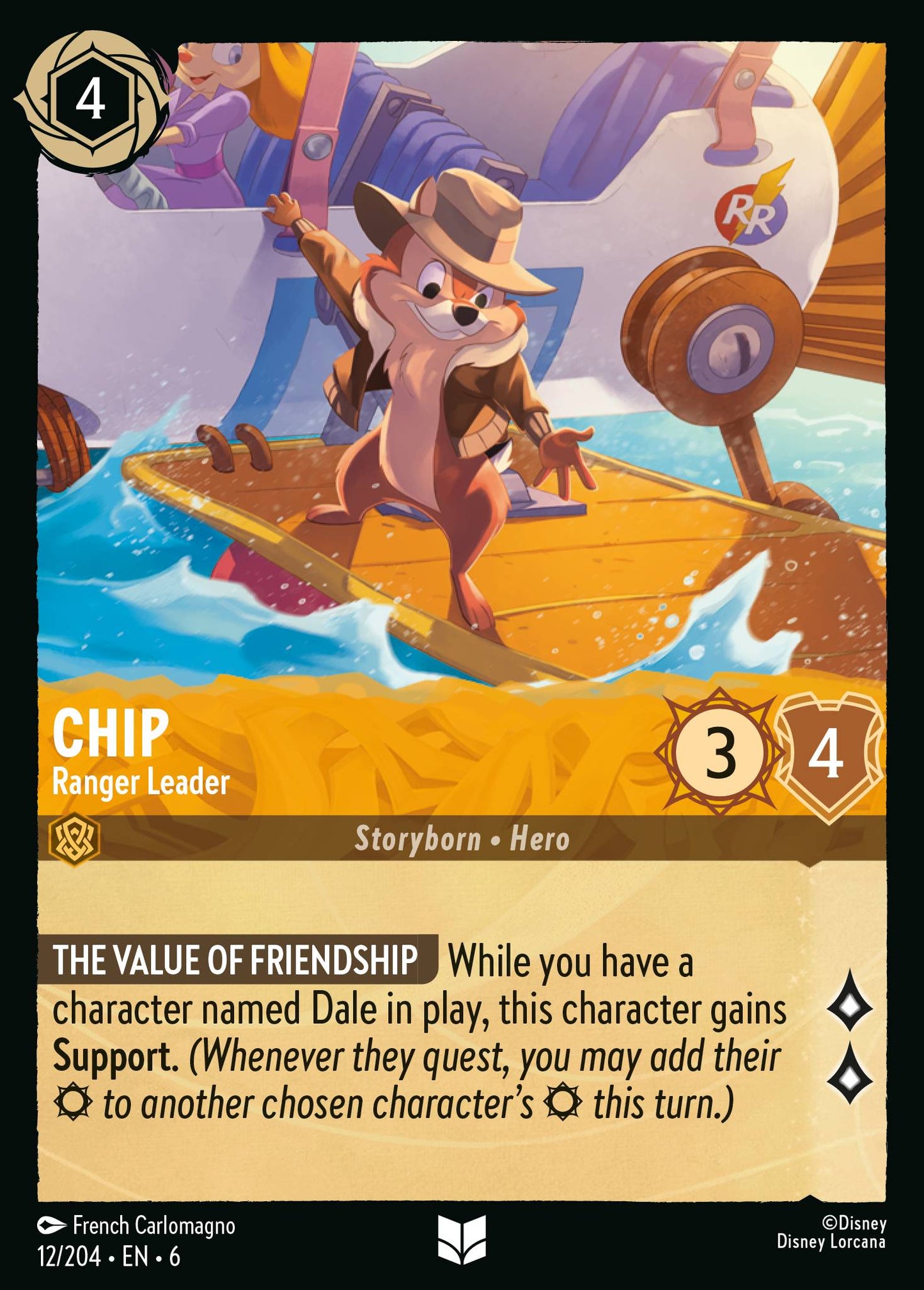 Chip - Ranger Leader - Uncommon Lorcana Card