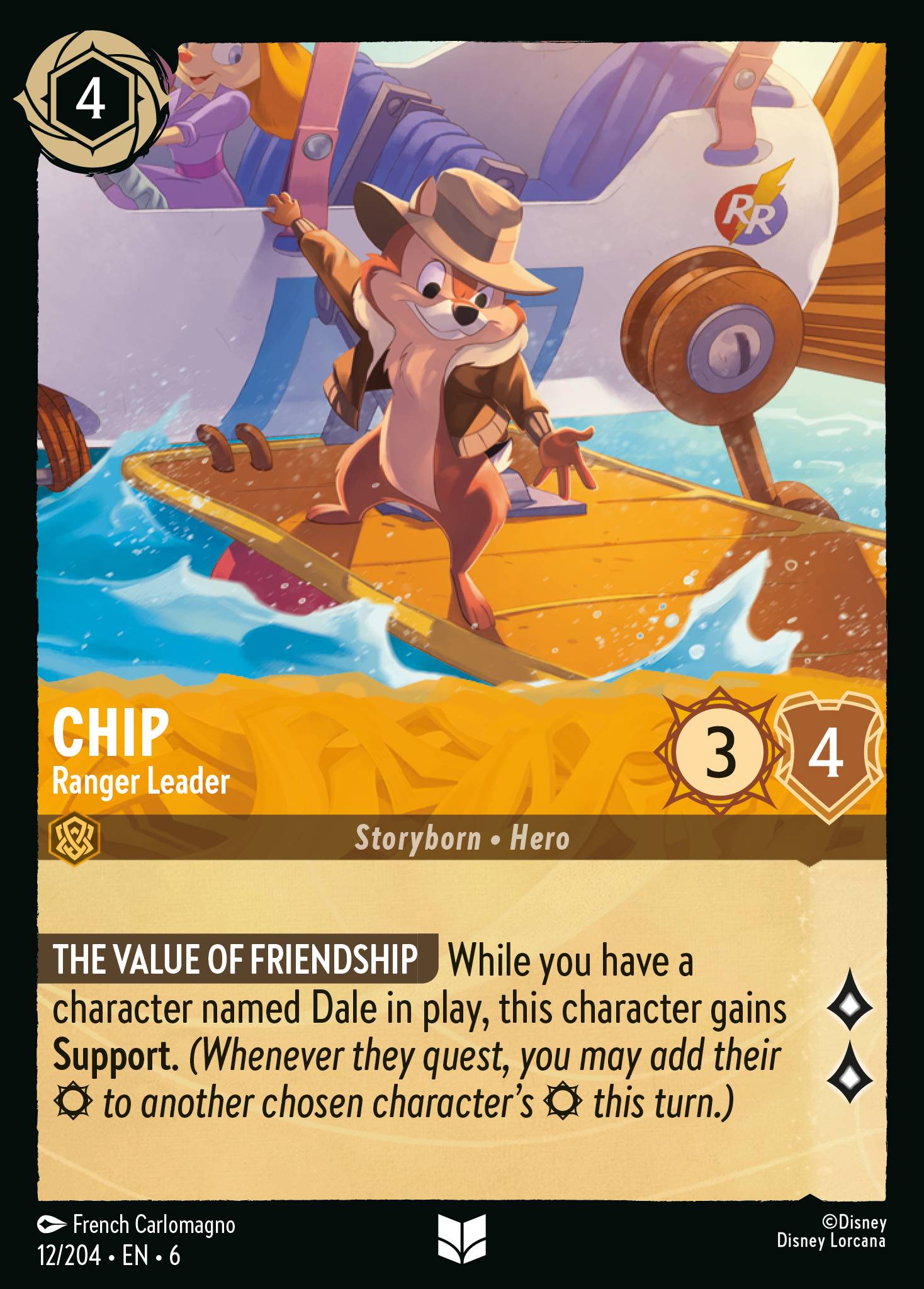 Chip - Ranger Leader - Uncommon Lorcana Card