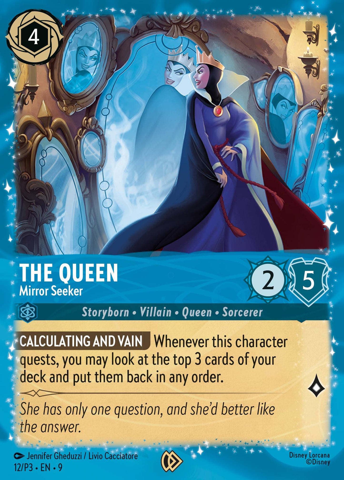 The Queen - Mirror Seeker - Disney Lorcana Promo Cards - Holofoil