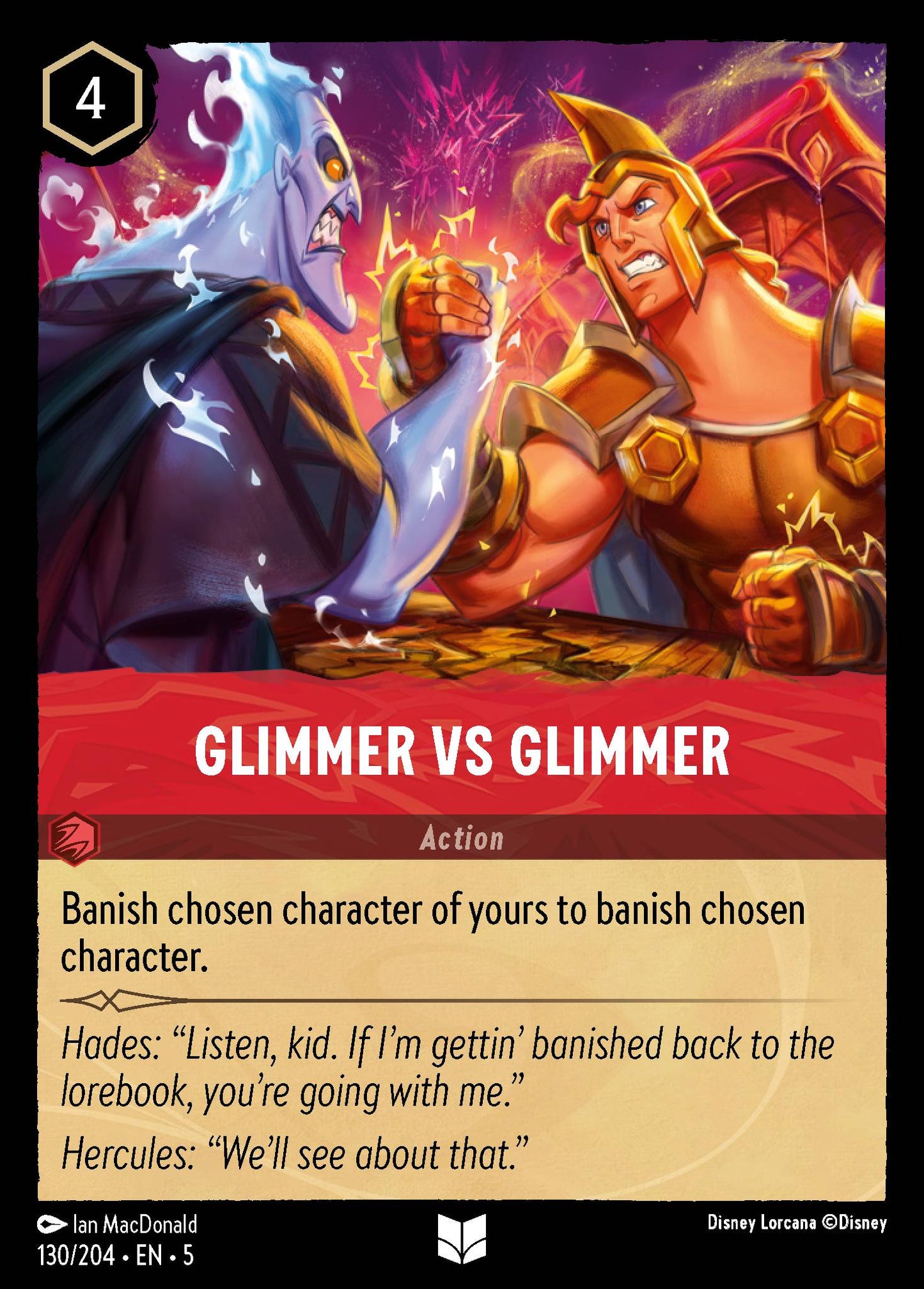 Glimmer vs Glimmer - Uncommon Lorcana Card