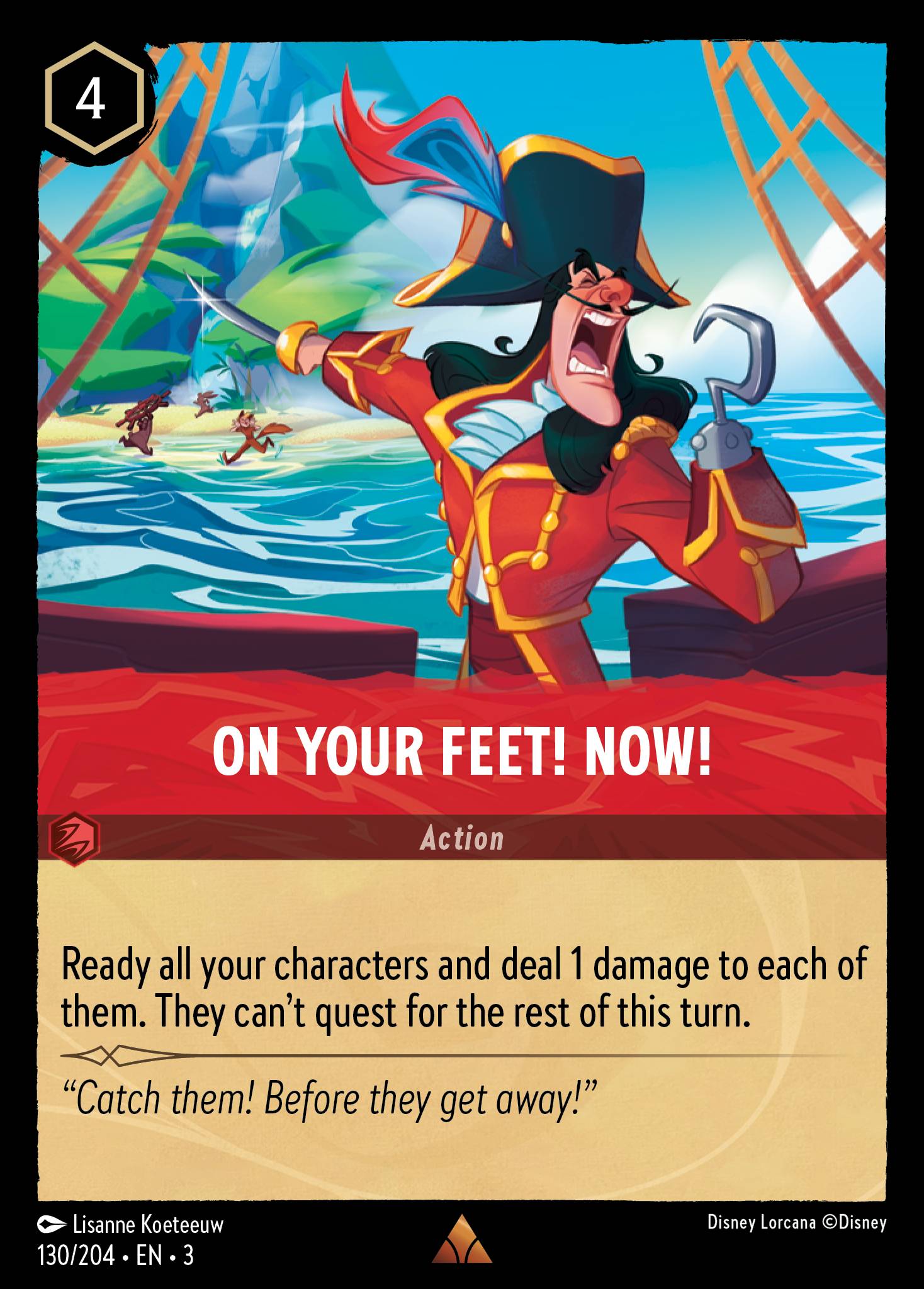 On Your Feet! Now! - Rare Lorcana Card