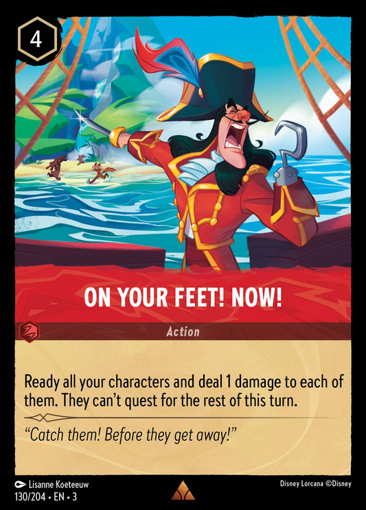 On Your Feet! Now! - Rare Lorcana Card