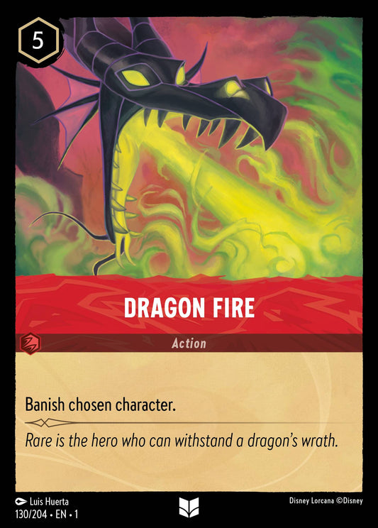 Dragon Fire - Disney Lorcana Card