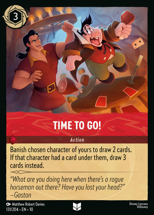 Time to Go! - Uncommon Lorcana Card