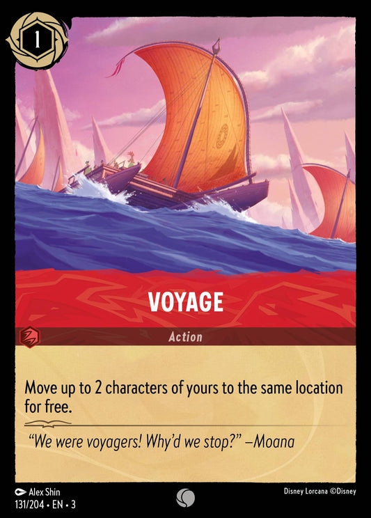 Voyage - Common Lorcana Card