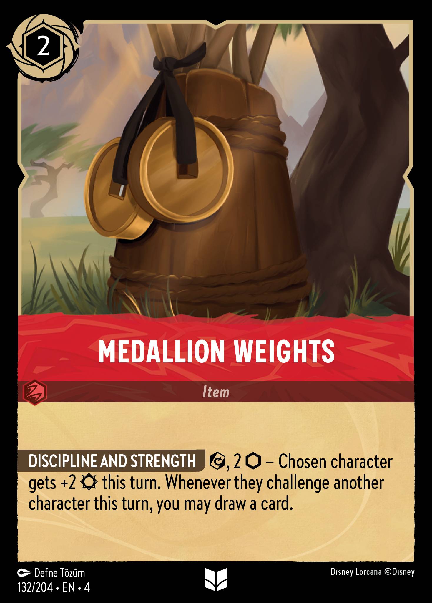 Medallion Weights - Disney Lorcana Card