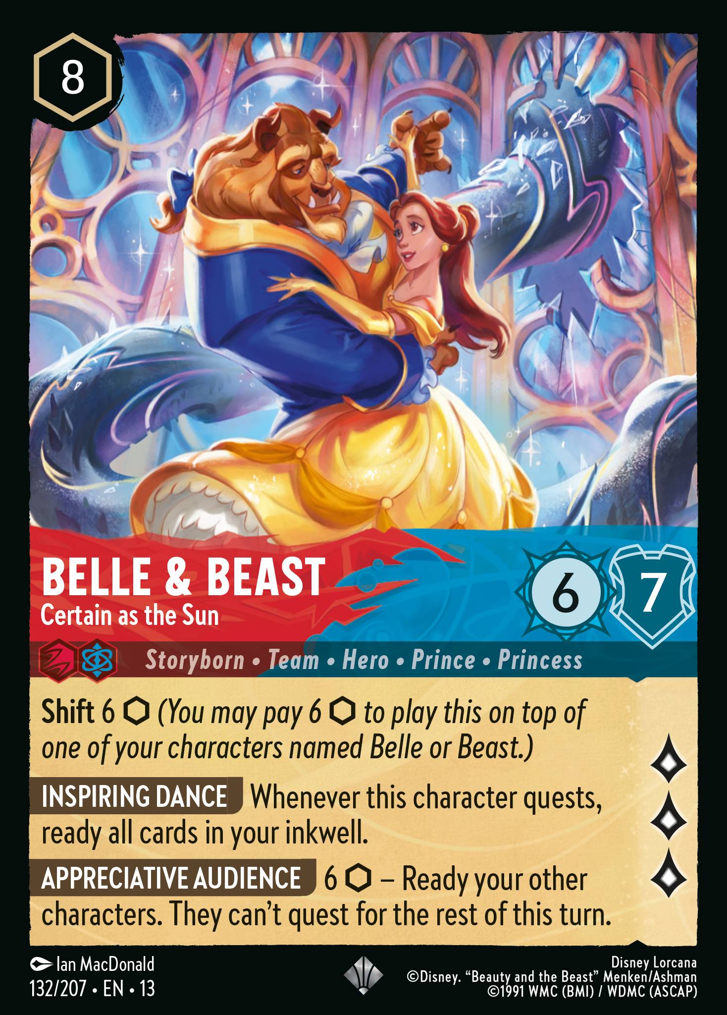 Belle & Beast - Certain as the Sun - Disney Lorcana