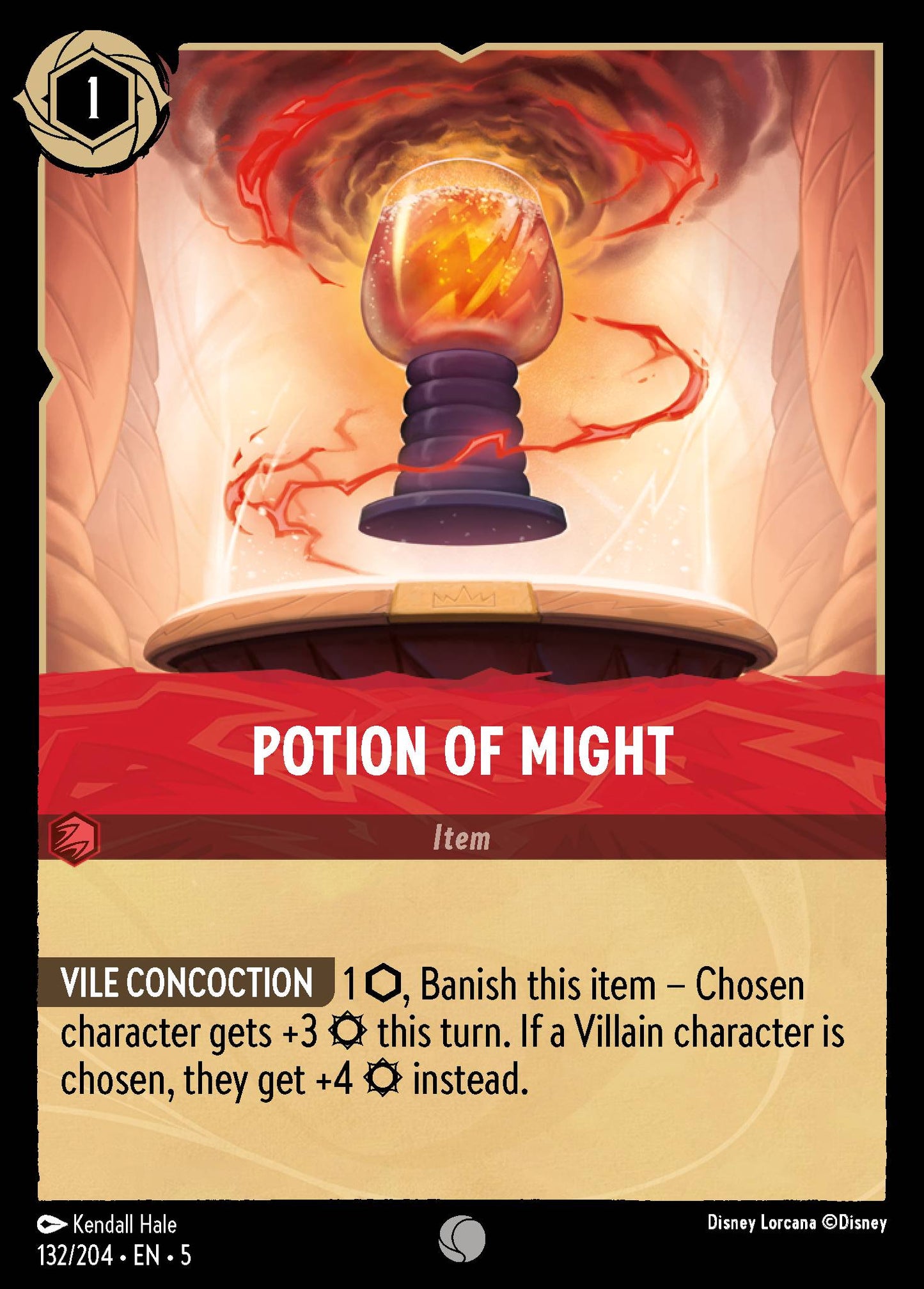 Potion of Might - Common Lorcana Card