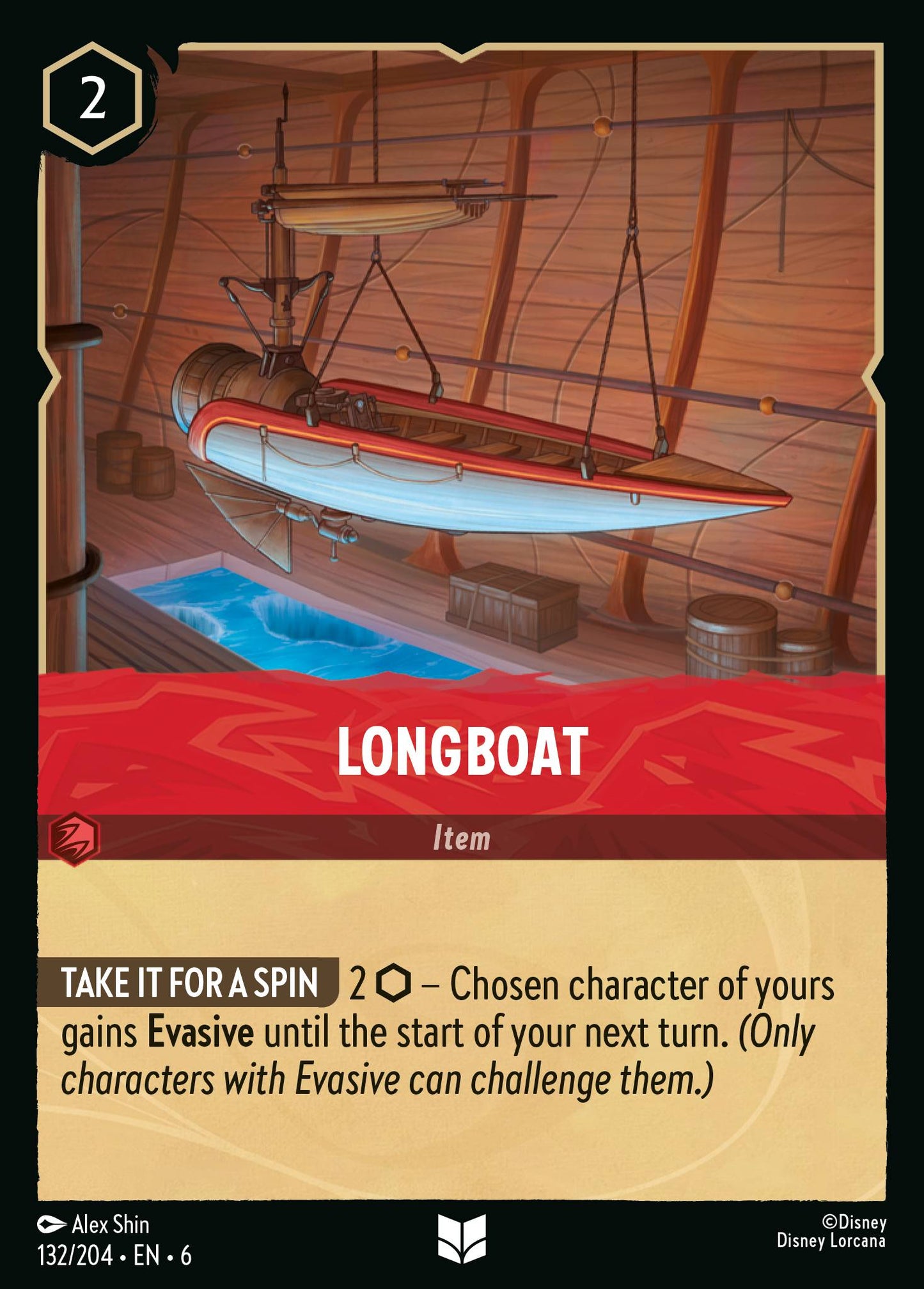Longboat - Uncommon Lorcana Card