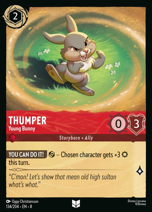 Thumper - Young Bunny - Uncommon Lorcana Card