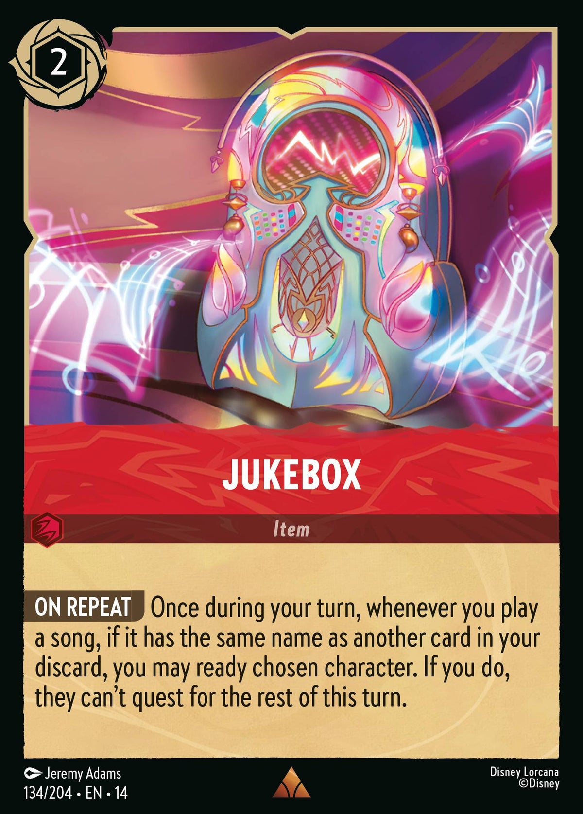 Jukebox - Rare Lorcana Card