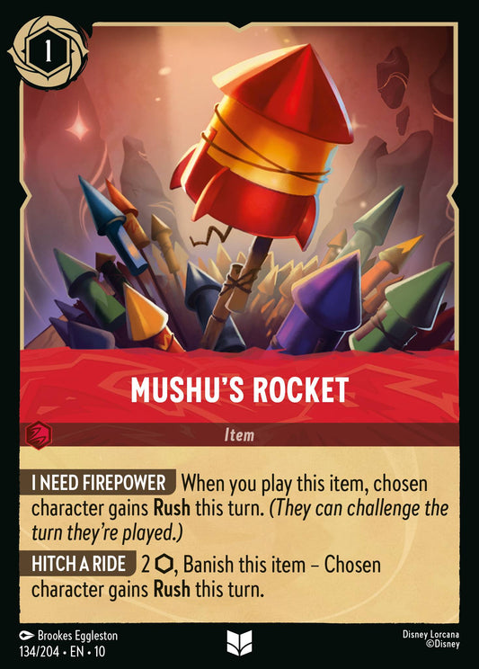 Mushu's Rocket - Uncommon Lorcana Card